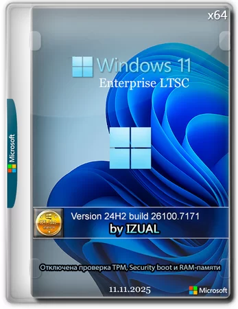 Windows 11 24H2 (build 26100.7171) Enterprise LTSC by Izual Soft