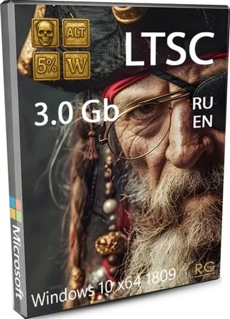 Windows 10 LTSC x64 Для слабого ноутбука и ПК 1809 build 17763.7919 by Revision