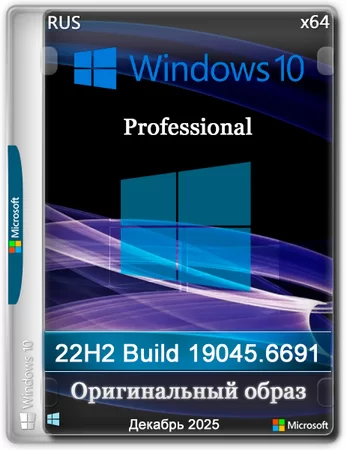 Windows 10 Pro 22H2 Build 19045.6691 Full Декабрь 2025