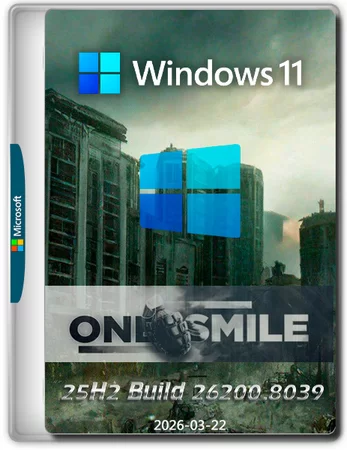 Windows 11 Pro 25H2 build 26200.8039 by OneSmiLe