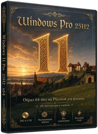 Windows 11 Pro с оптимизацией 25H2 Build 26200.8655 by Rsload