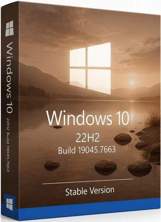 Windows 10 Pro 22H2 Build 19045.7663 Stable