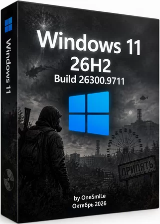 Windows 11 с лаунчером 26H2 Build 26300.9711 by OneSmiLe
